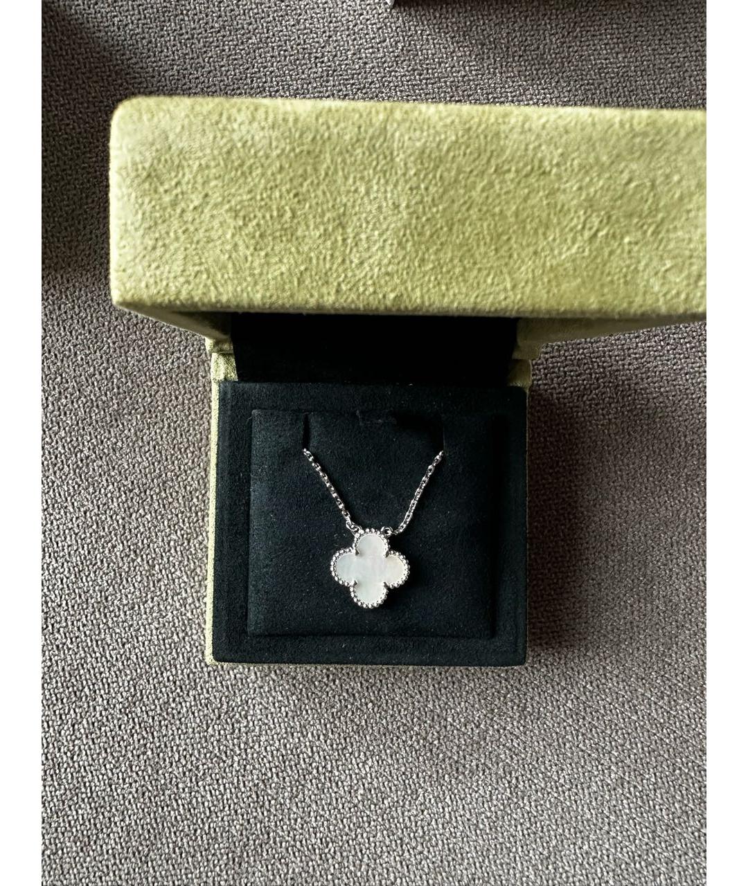 VAN CLEEF & ARPELS Серебряное колье из белого золота, фото 4