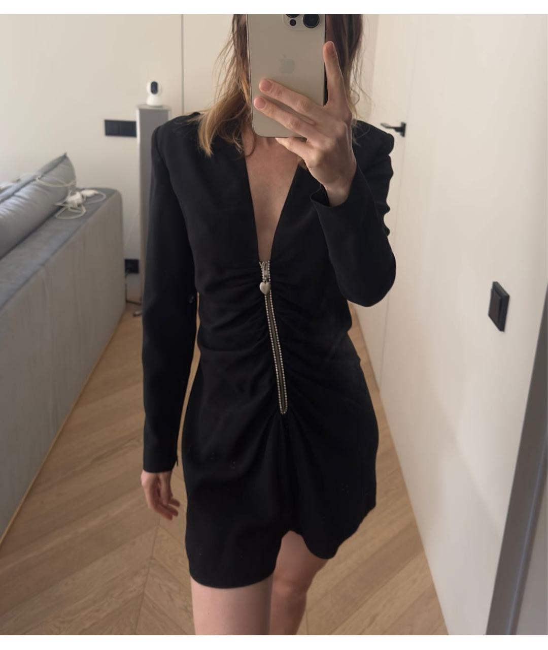 SAINT LAURENT Черный ацетатный комбинезон, фото 5