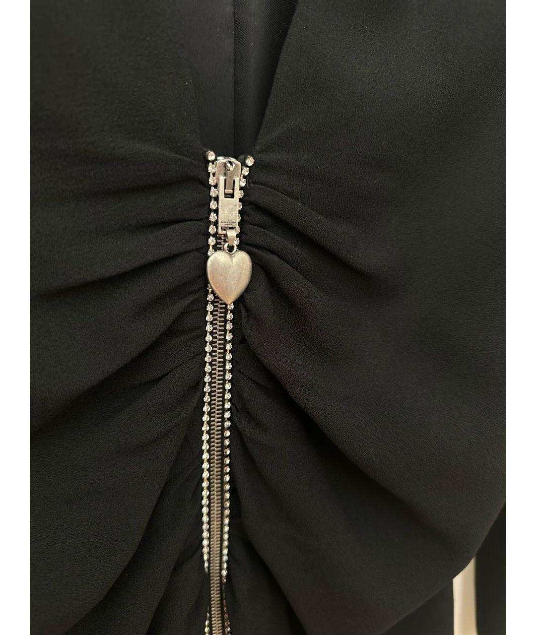 SAINT LAURENT Черный ацетатный комбинезон, фото 4