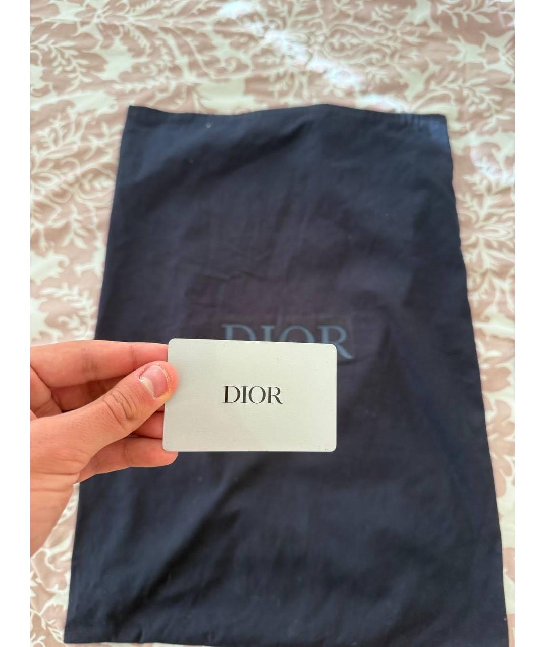 CHRISTIAN DIOR Серая хлопковая классическая рубашка, фото 4