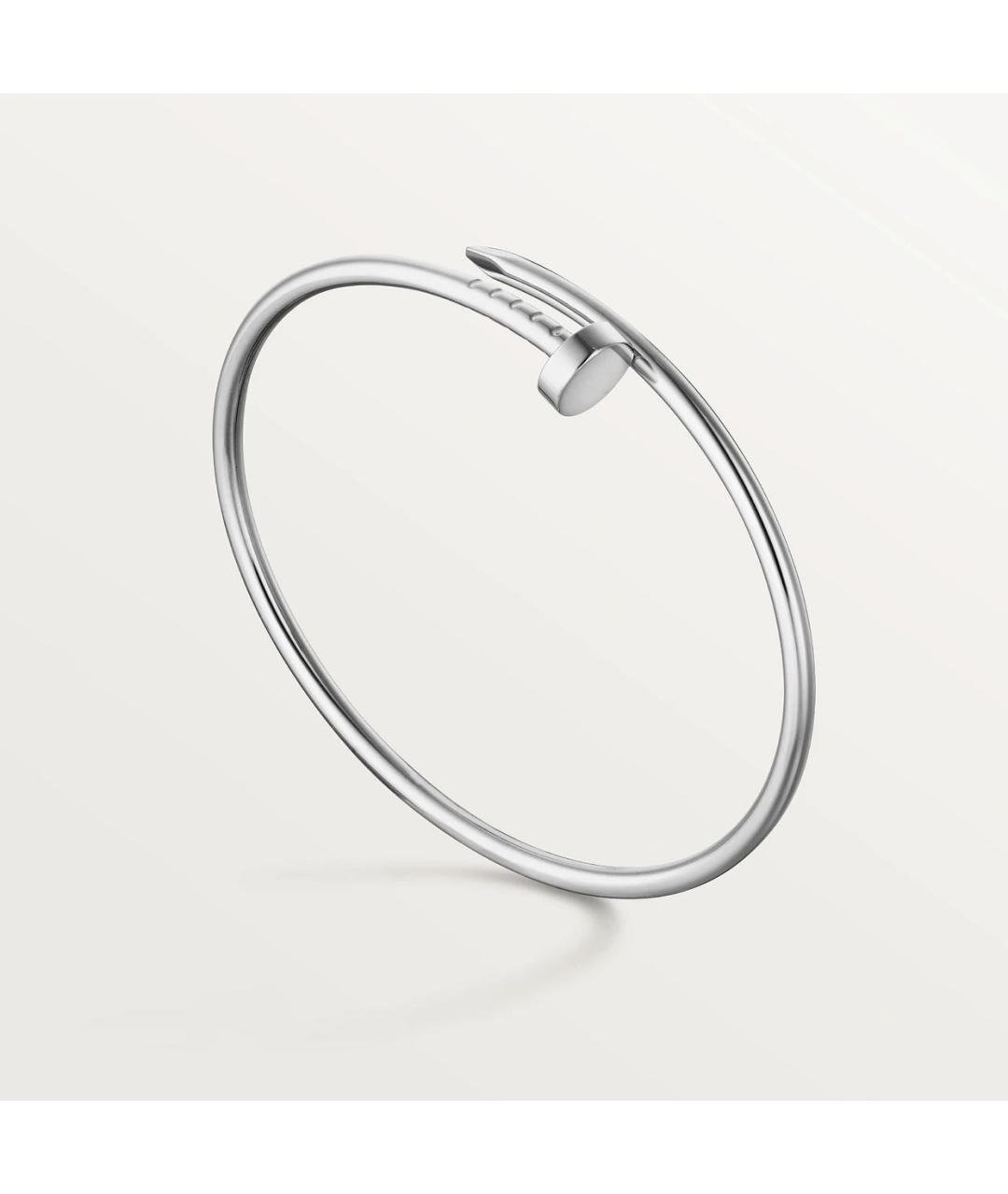 CARTIER Серебрянный браслет из белого золота, фото 6
