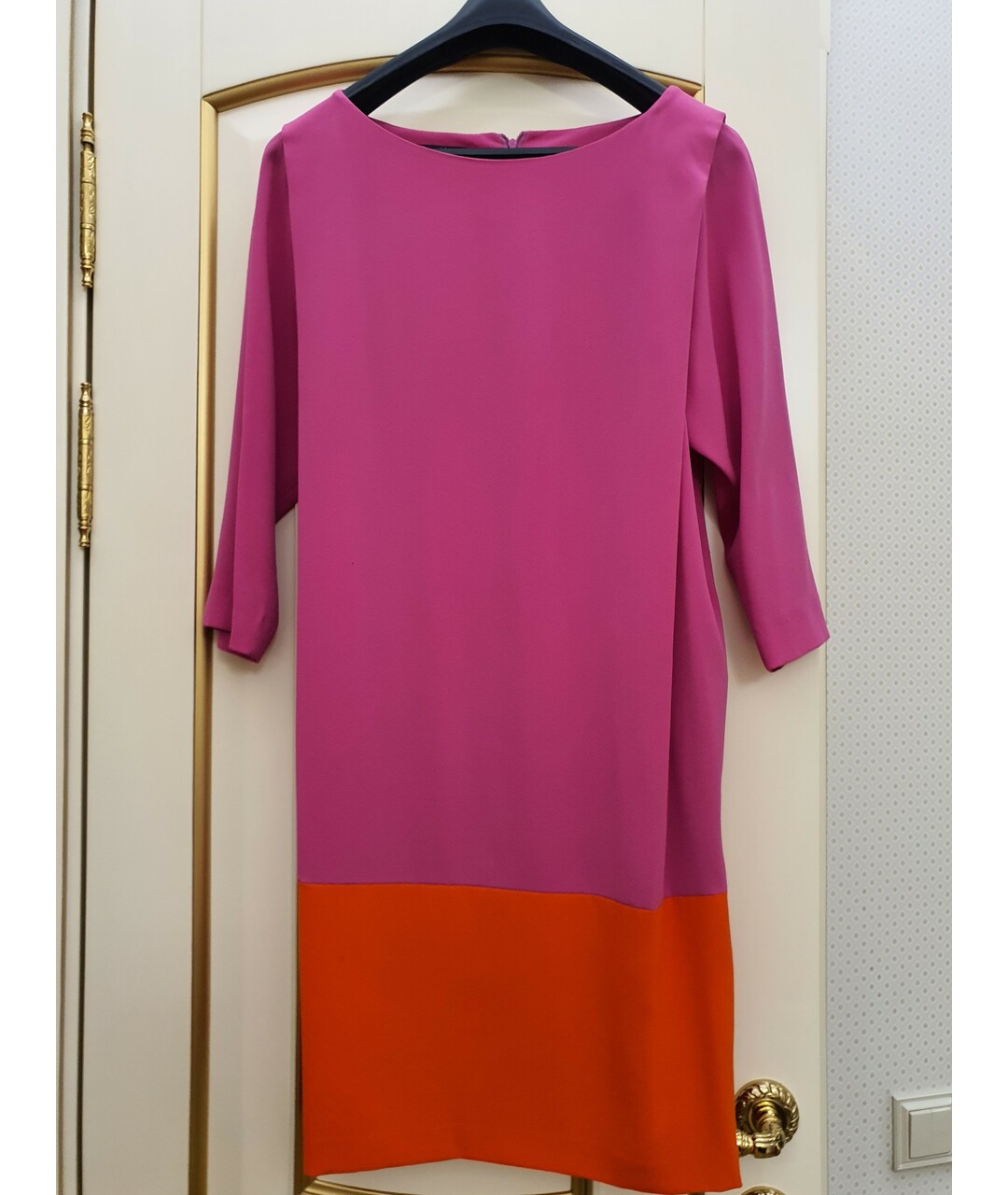 LAUREL Фуксия шелковое платье, фото 5