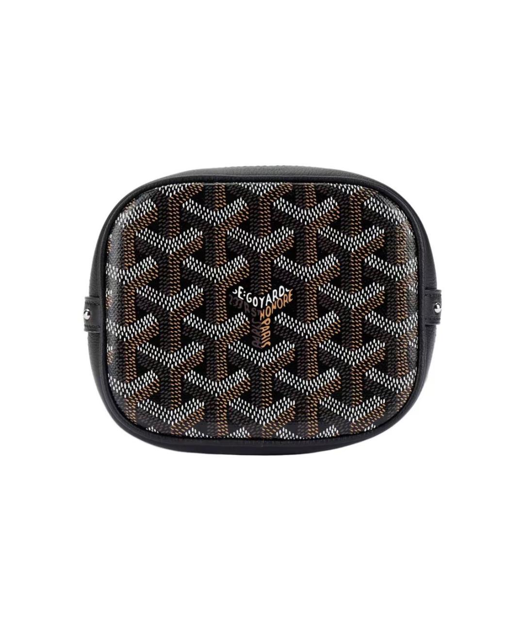 GOYARD Коричневая кожаная сумка через плечо, фото 4