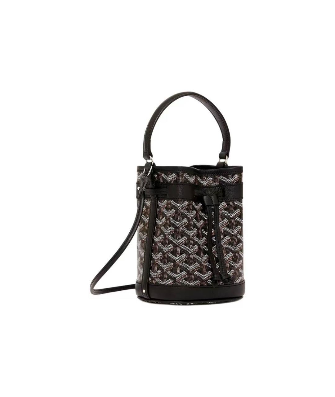 GOYARD Коричневая кожаная сумка через плечо, фото 2