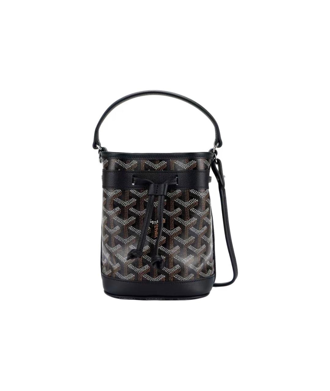 GOYARD Коричневая кожаная сумка через плечо, фото 3