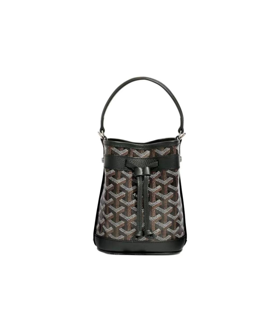 GOYARD Коричневая кожаная сумка через плечо, фото 5