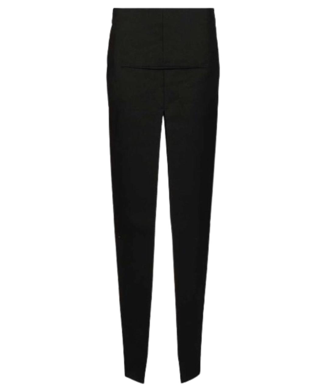 RICK OWENS Черная шерстяная юбка макси, фото 1