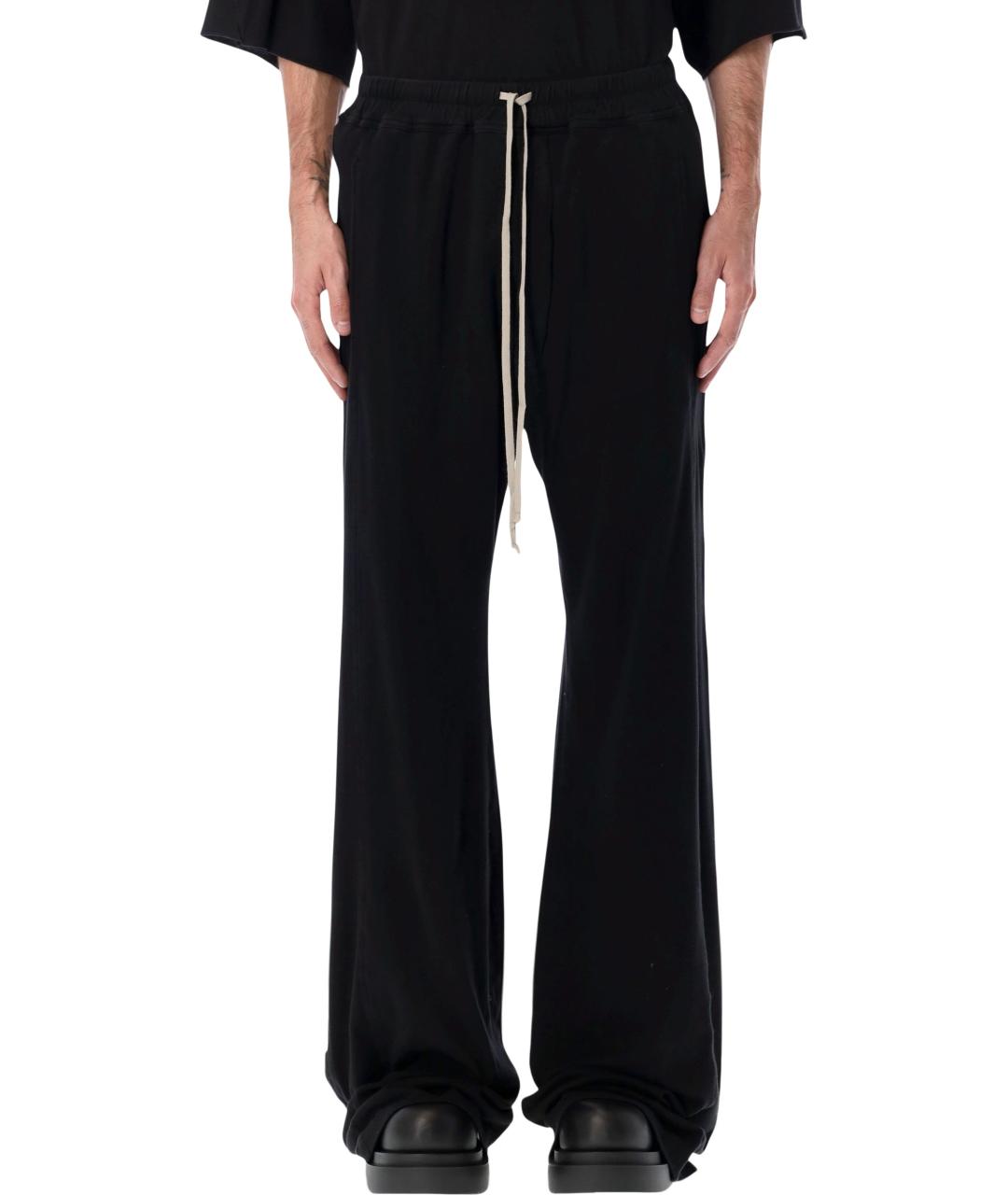RICK OWENS DRKSHDW Черные хлопковые повседневные брюки, фото 2
