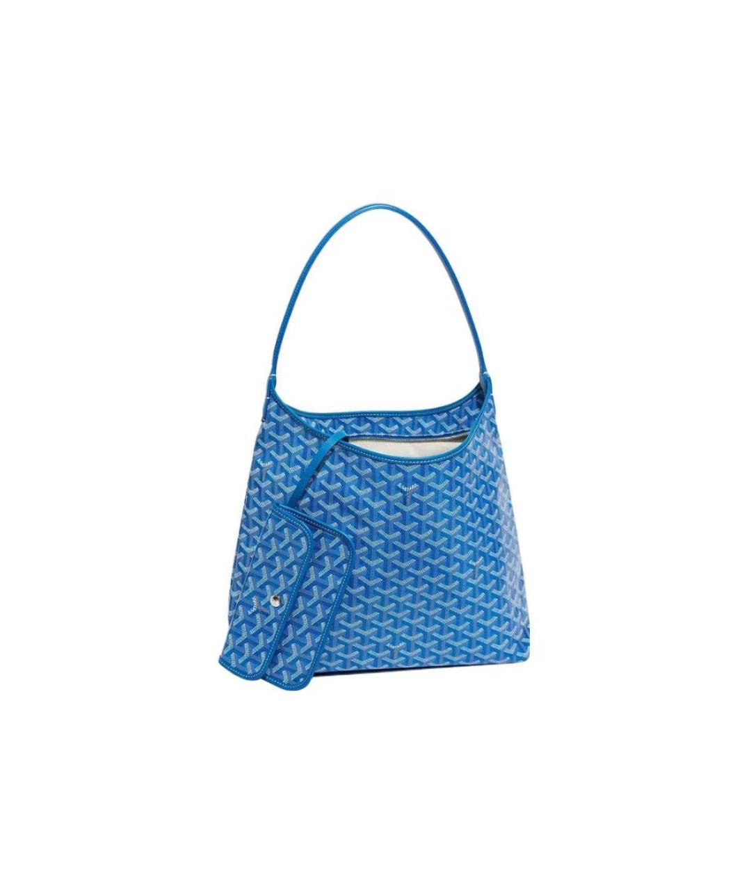 GOYARD Синяя кожаная сумка тоут, фото 2