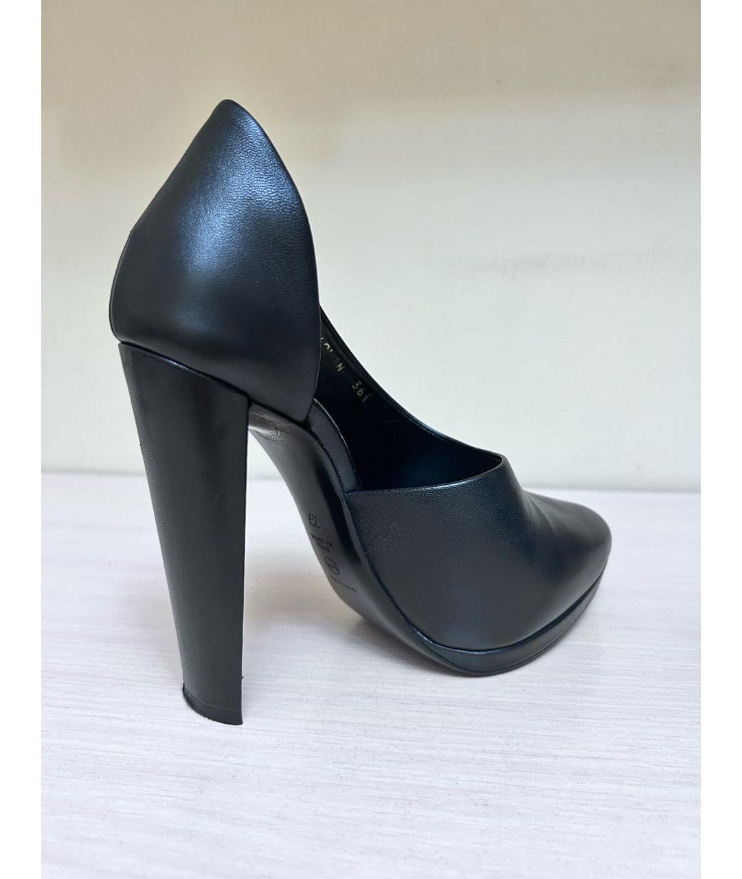 3.1 PHILLIP LIM Черные кожаные туфли, фото 5
