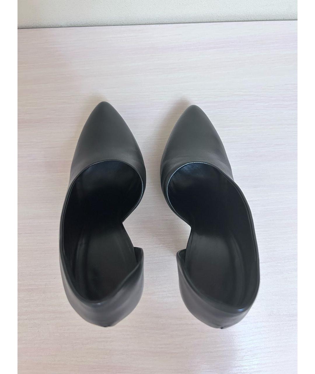 3.1 PHILLIP LIM Черные кожаные туфли, фото 3