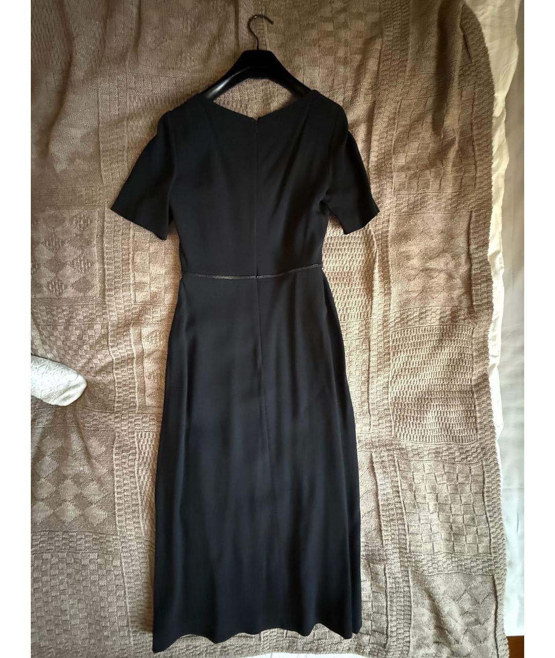 GUCCI Черное вискозное коктейльное платье, фото 2