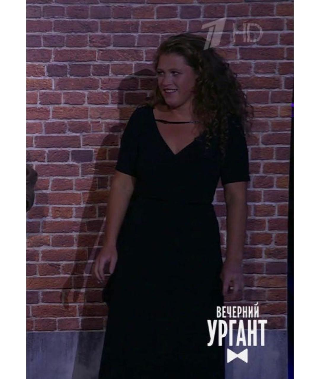 GUCCI Черное вискозное коктейльное платье, фото 8