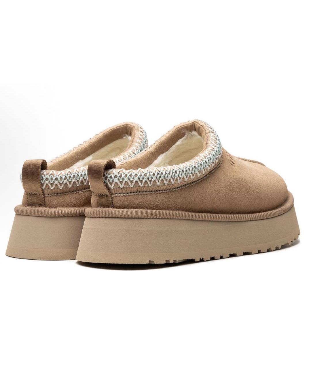 UGG AUSTRALIA Бежевые замшевые ботинки, фото 2