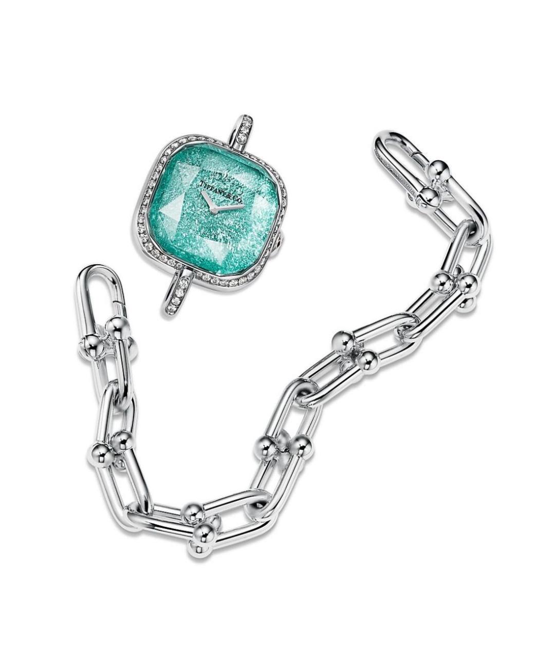 TIFFANY&CO Бирюзовые металлические часы, фото 2