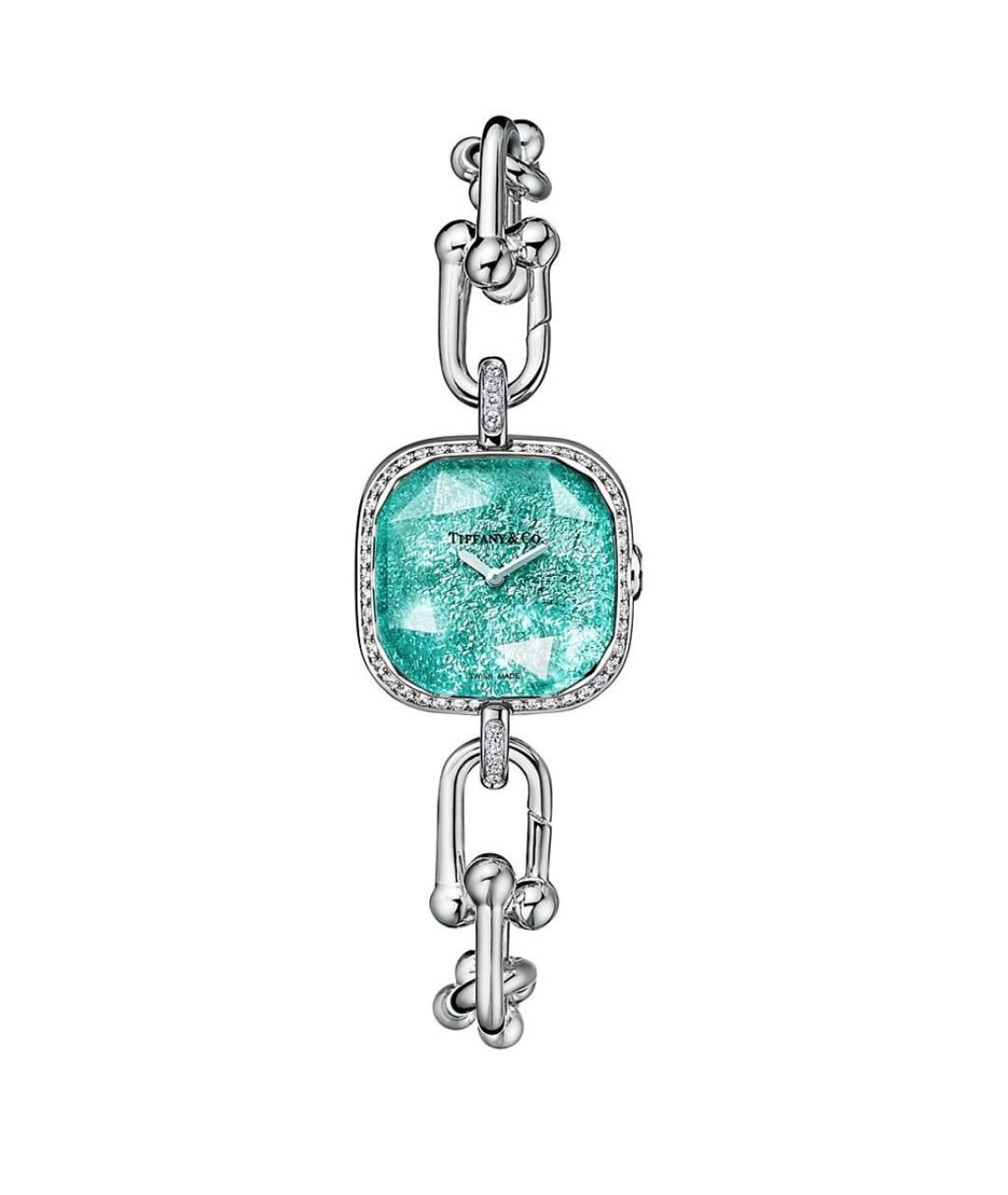 TIFFANY&CO Бирюзовые металлические часы, фото 6