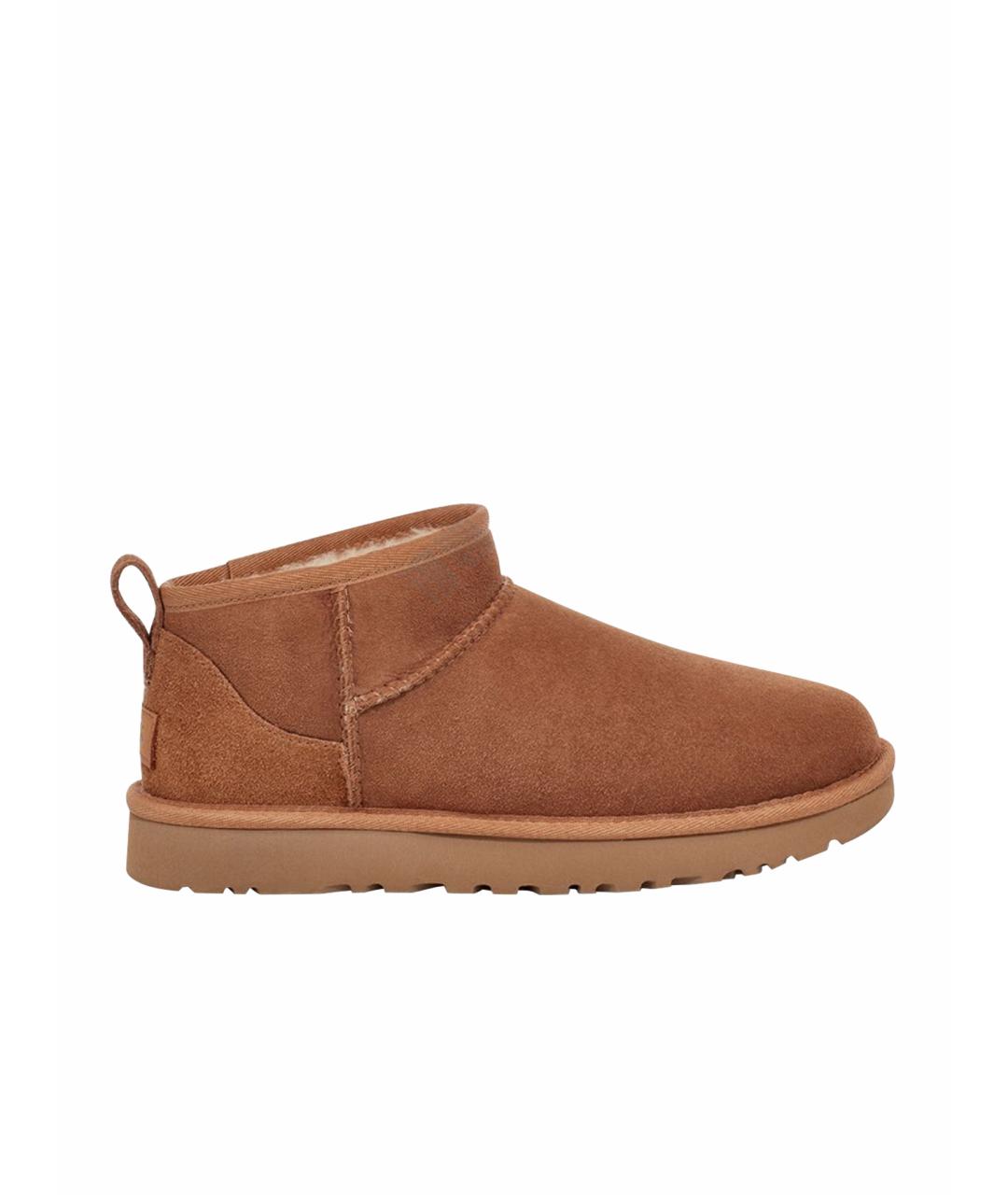 UGG AUSTRALIA Коричневые замшевые ботинки, фото 1