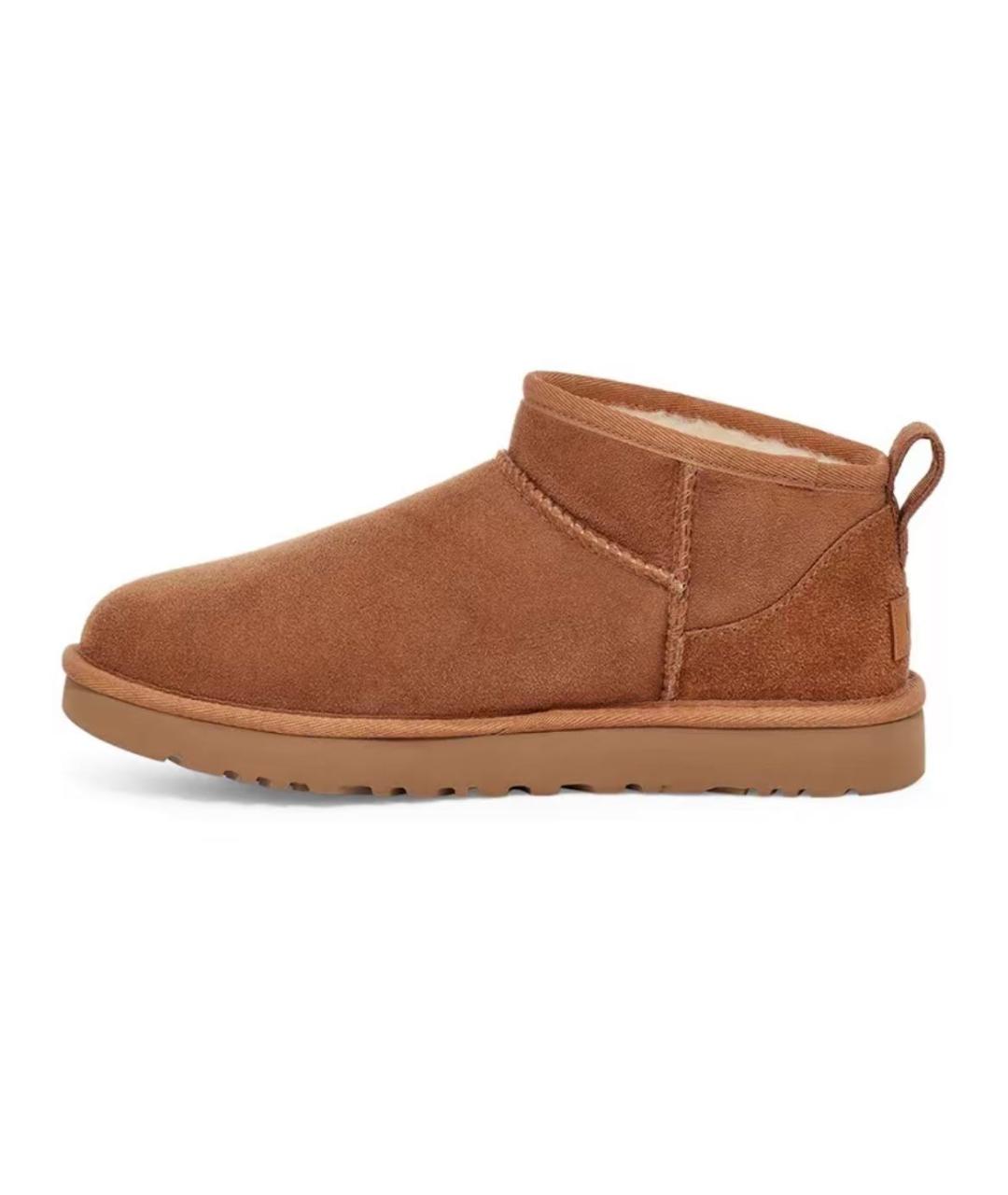 UGG AUSTRALIA Коричневые замшевые ботинки, фото 2