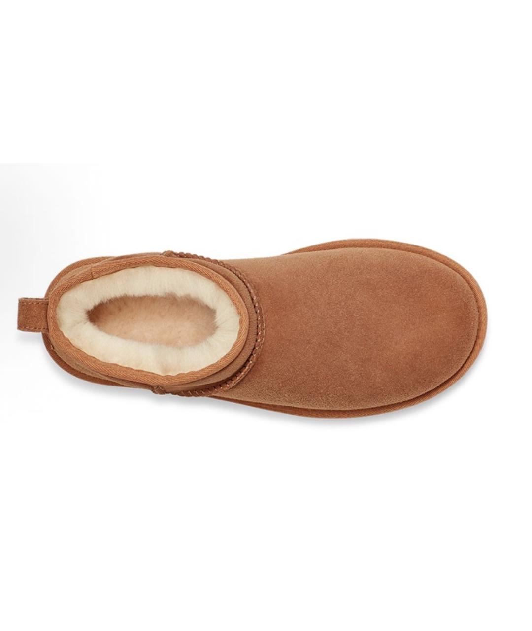 UGG AUSTRALIA Коричневые замшевые ботинки, фото 5