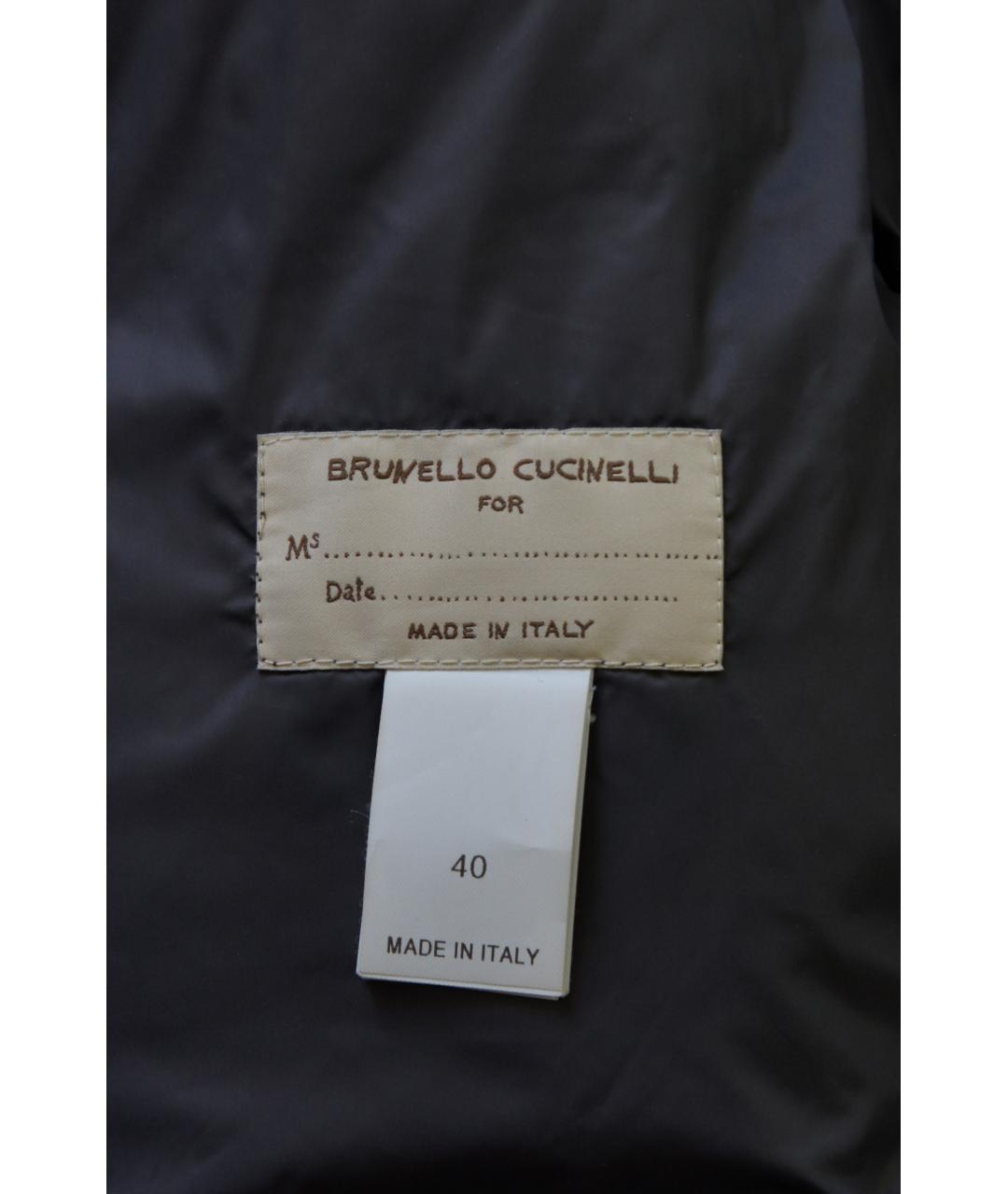 BRUNELLO CUCINELLI Розовый кожаный пуховик, фото 6