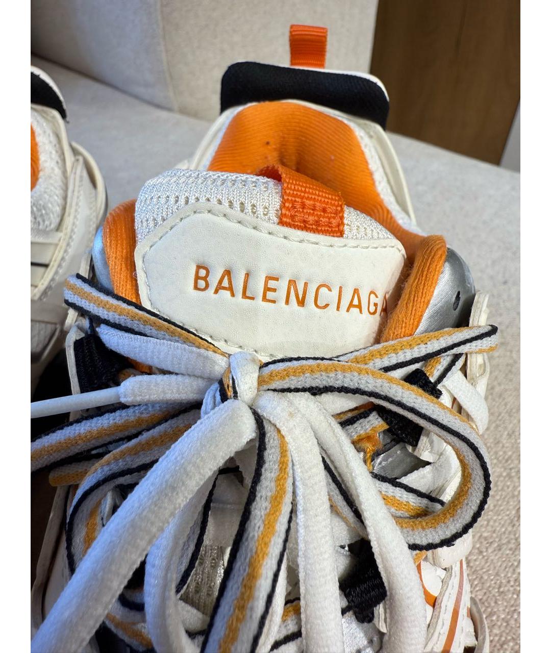 BALENCIAGA Белые кроссовки, фото 4