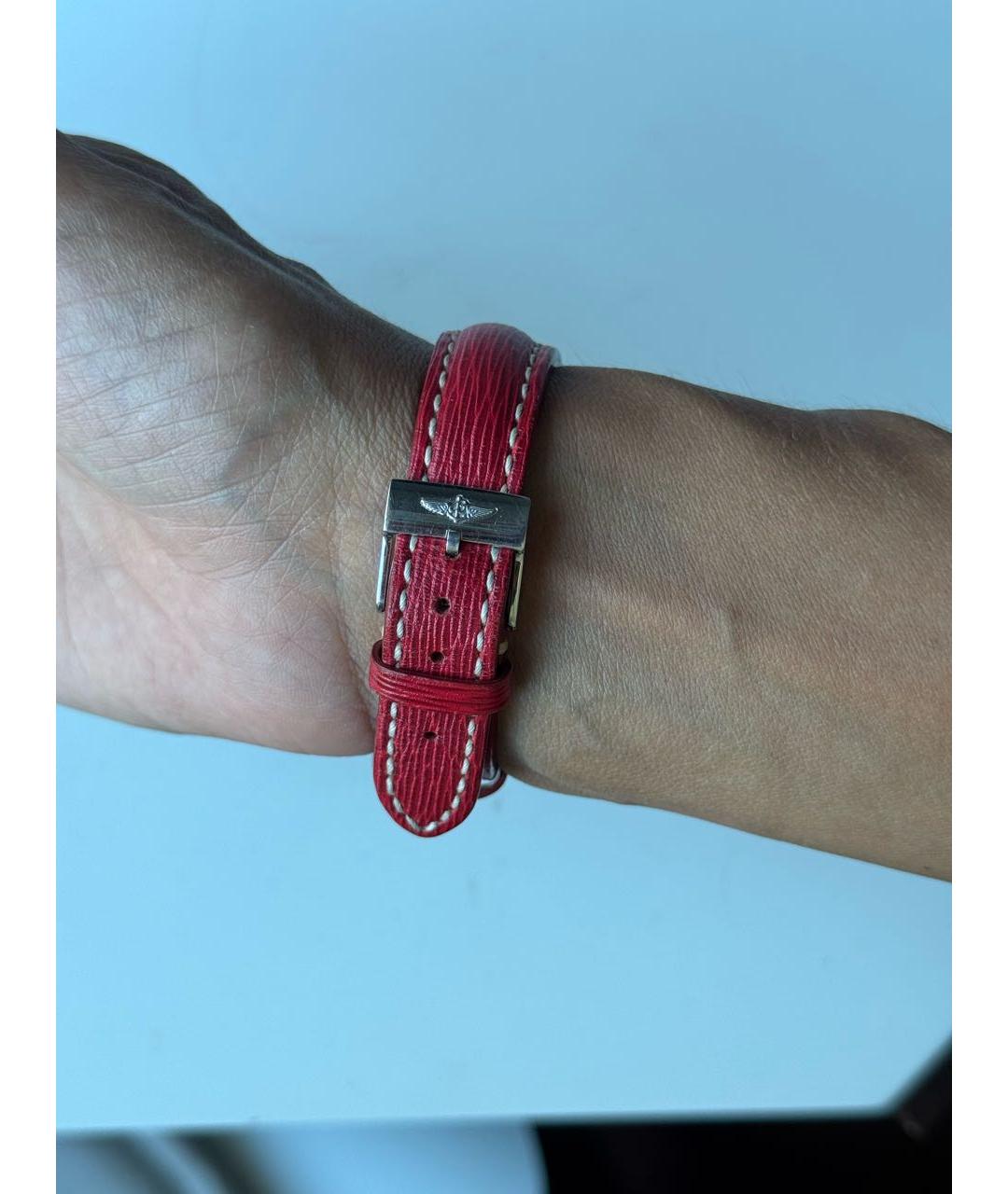 BREITLING Красные часы, фото 3
