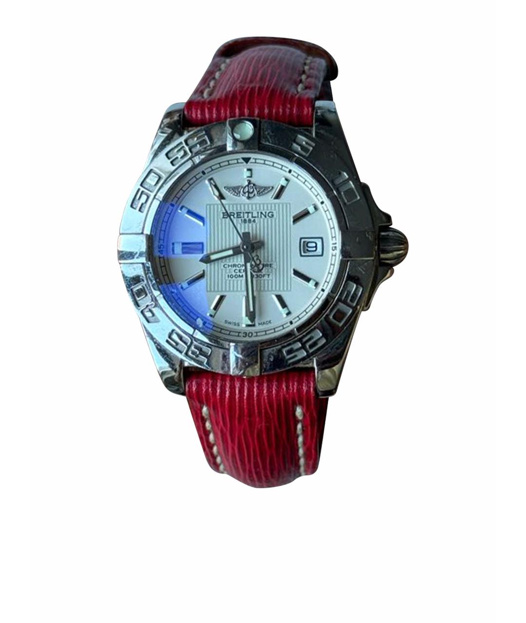 BREITLING Красные часы, фото 1