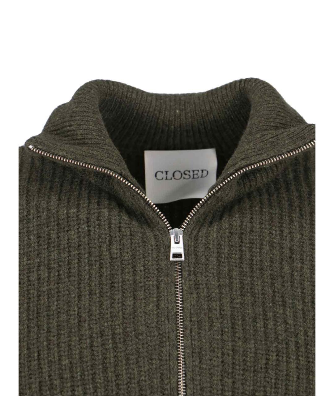 CLOSED Зеленый джемпер / свитер, фото 3