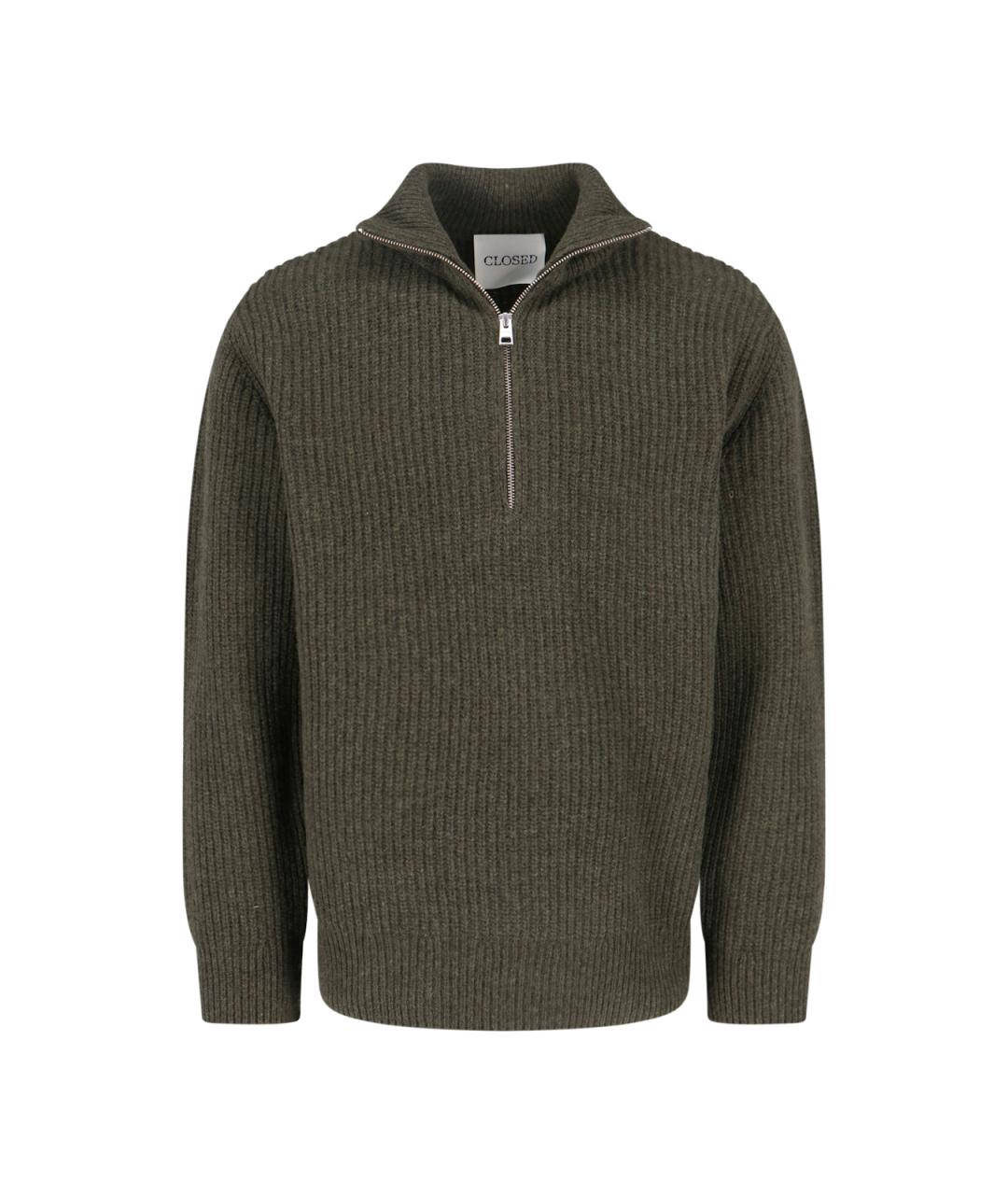 CLOSED Зеленый джемпер / свитер, фото 1
