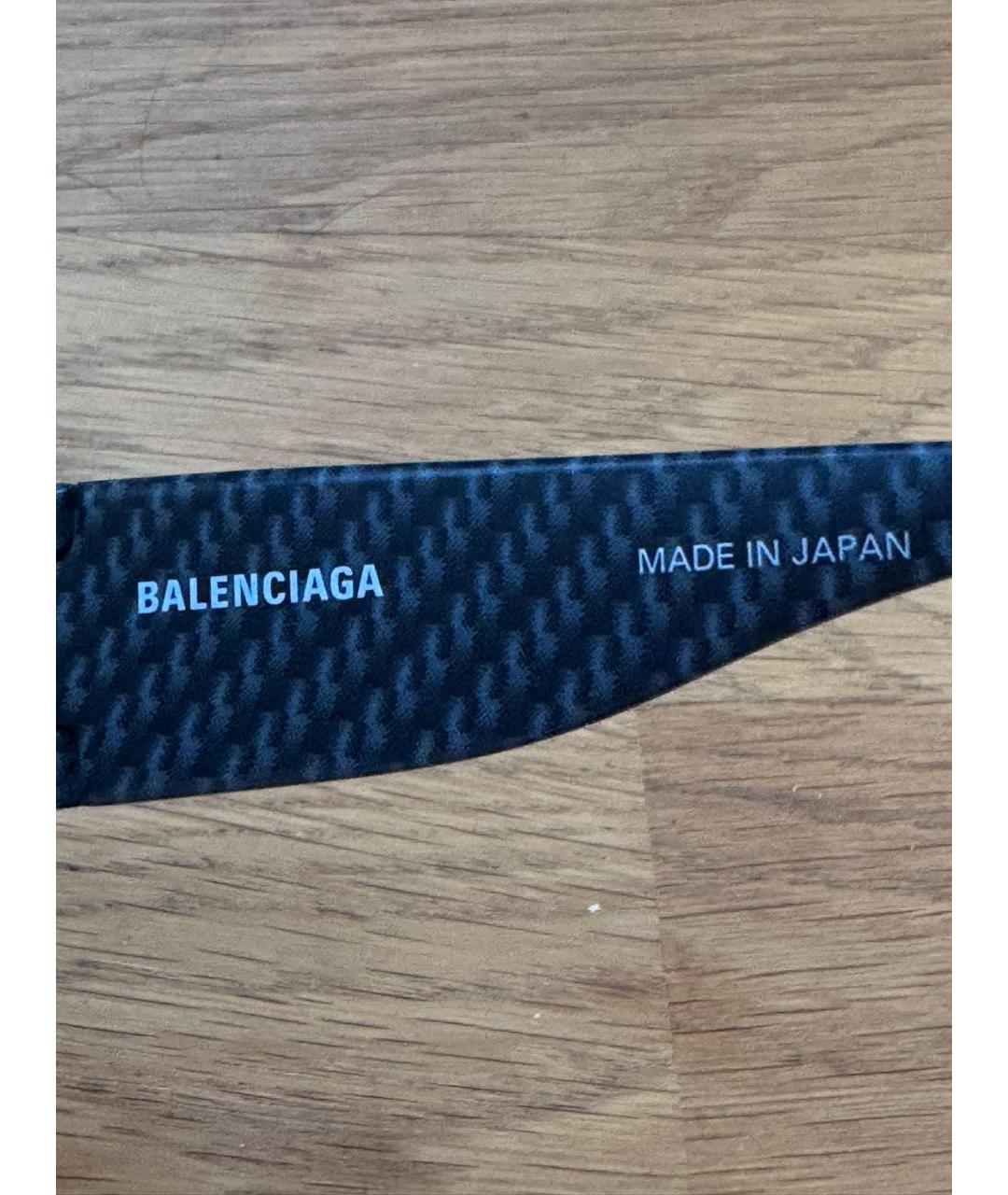 BALENCIAGA Серые пластиковые солнцезащитные очки, фото 5