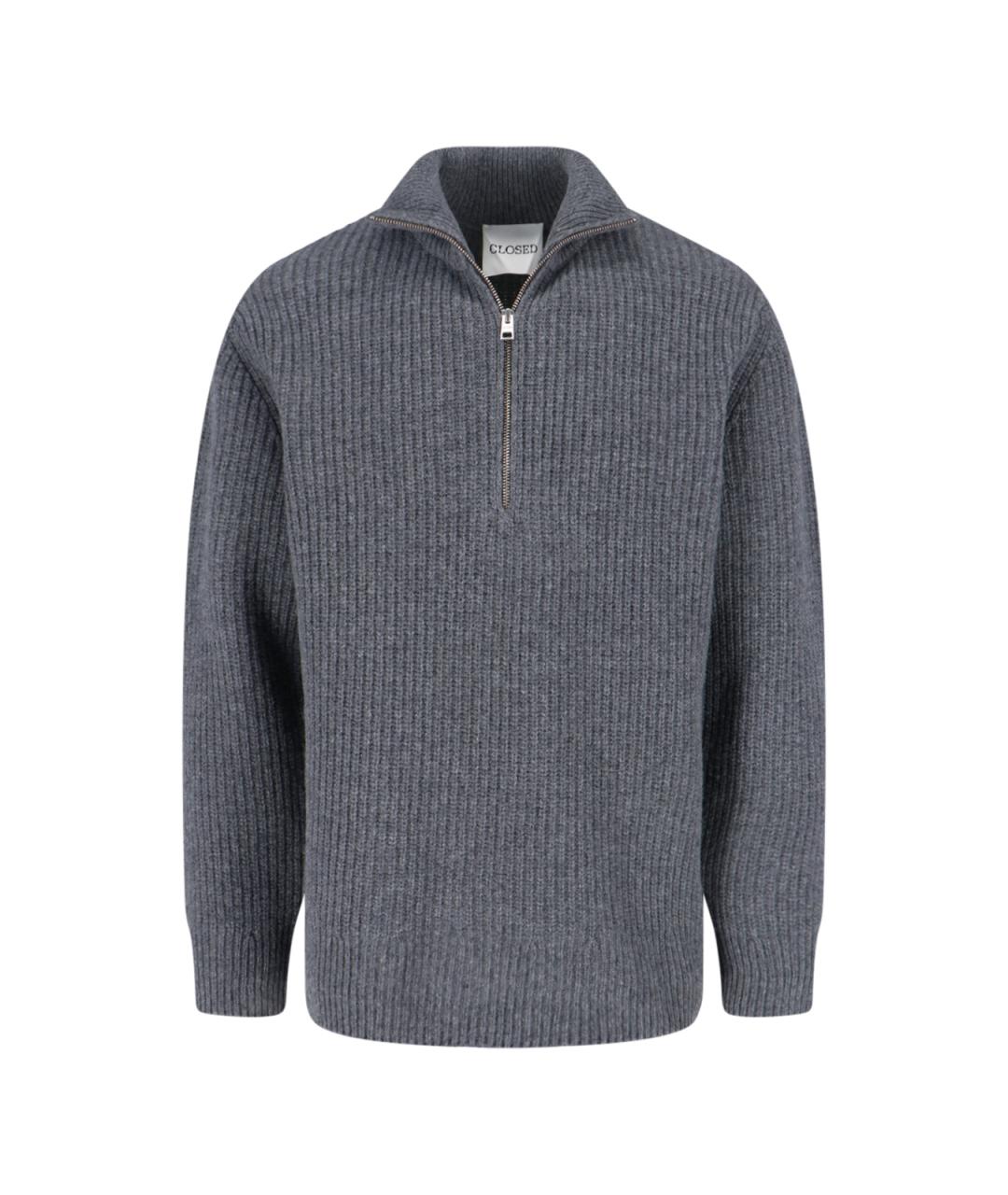 CLOSED Серый джемпер / свитер, фото 1