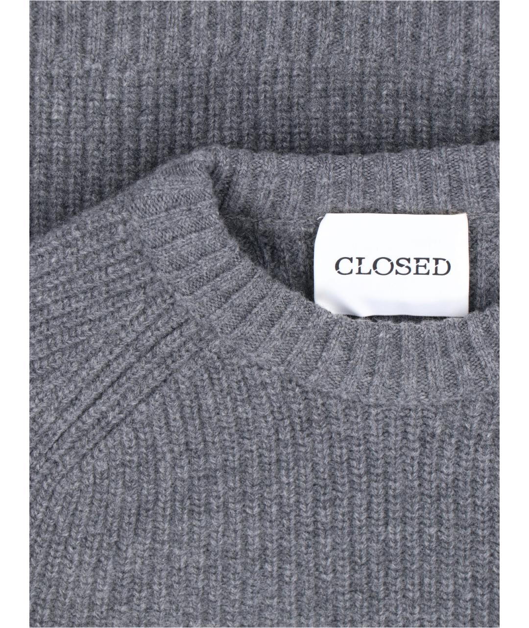 CLOSED Серый джемпер / свитер, фото 2