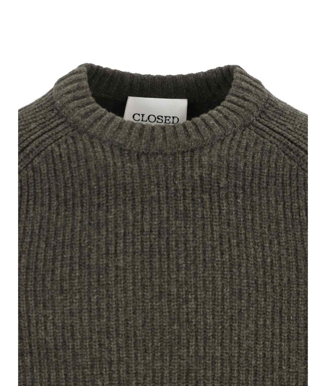CLOSED Зеленый джемпер / свитер, фото 3