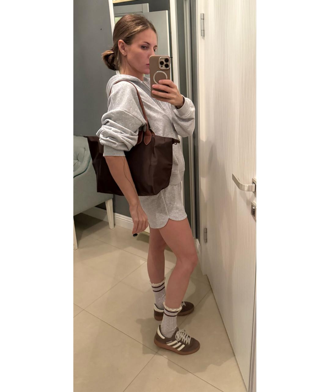 LONGCHAMP Коричневая сумка тоут, фото 6