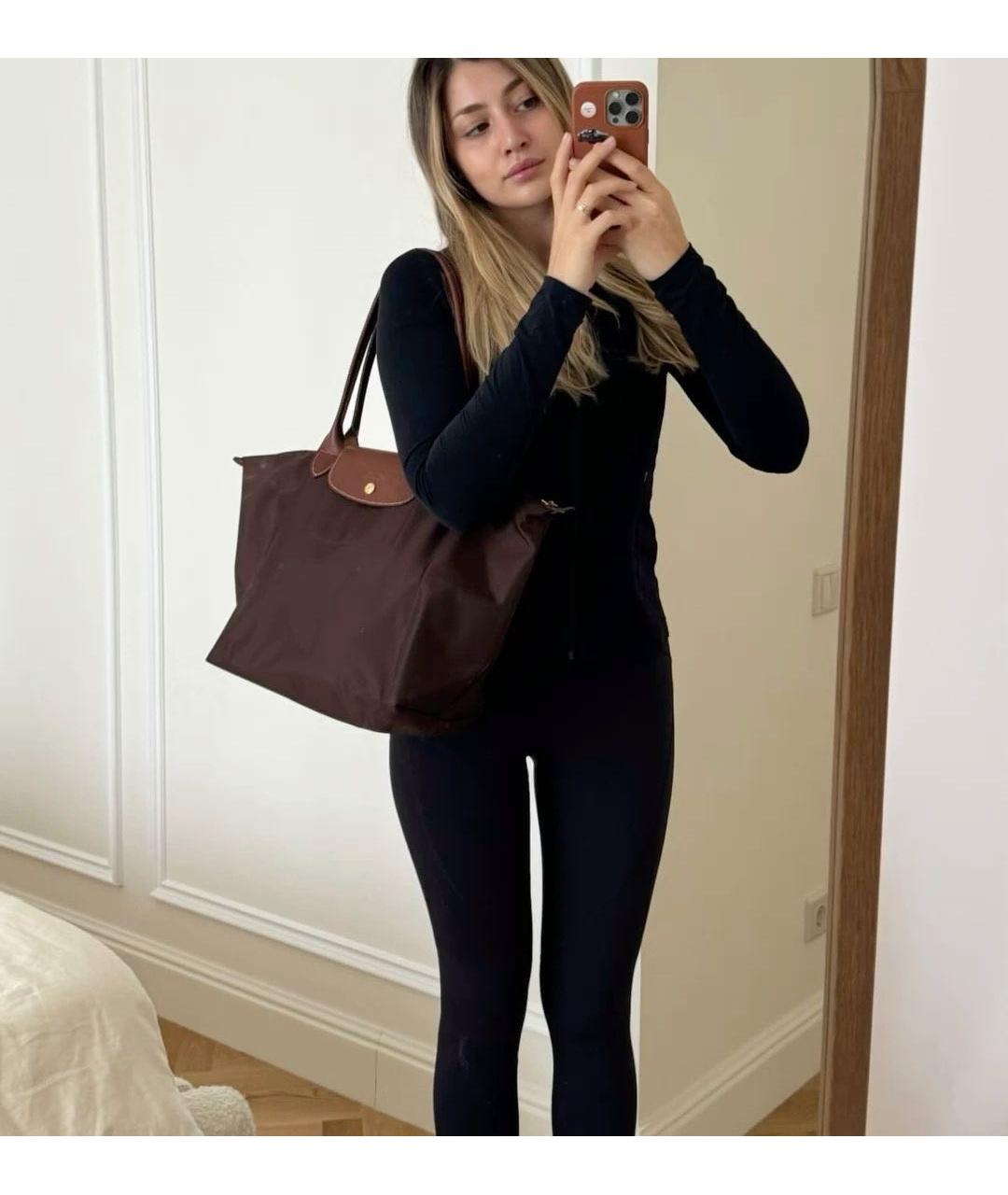 LONGCHAMP Коричневая сумка тоут, фото 4