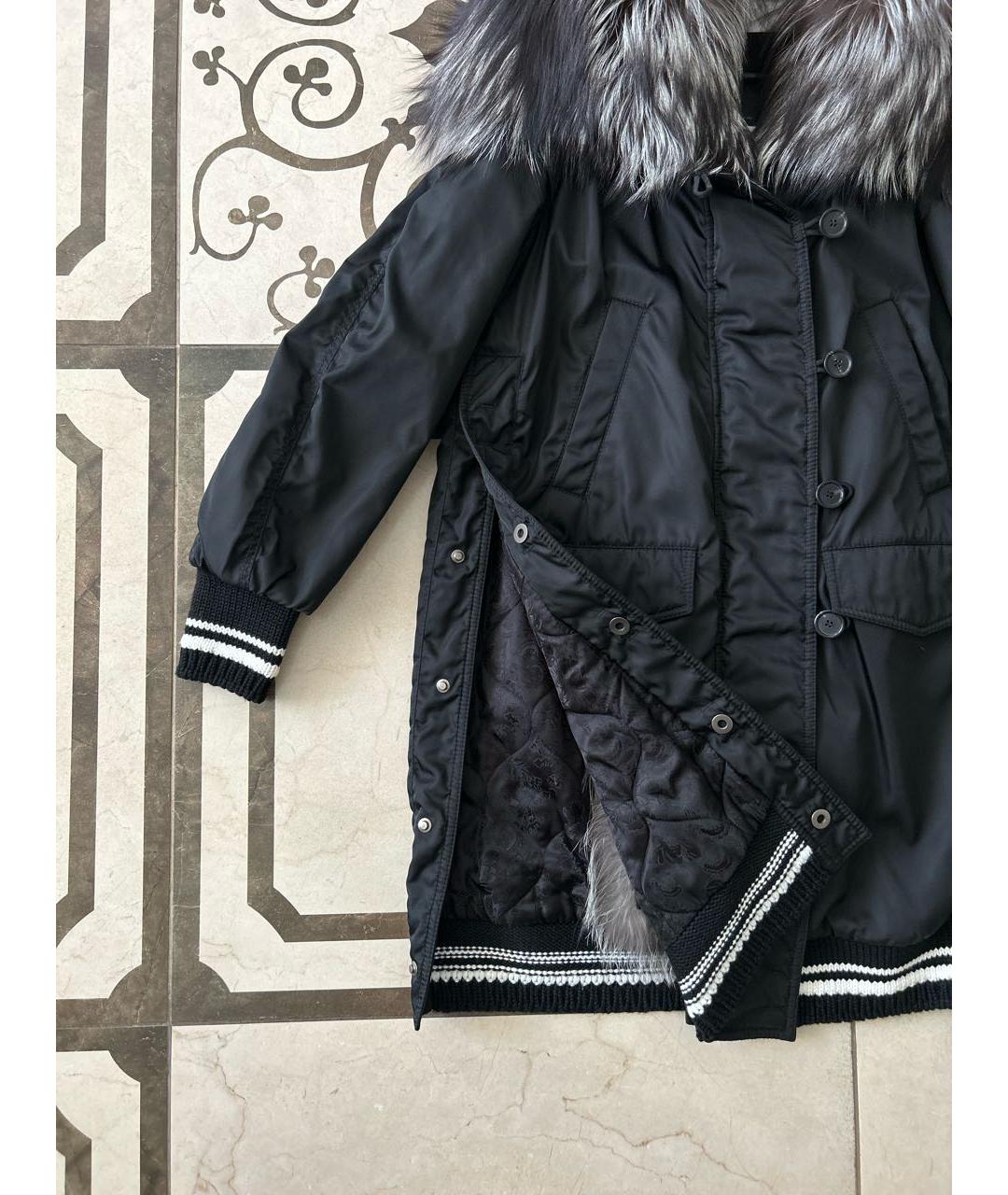 ERMANNO SCERVINO Черная полиэстеровая парка, фото 5