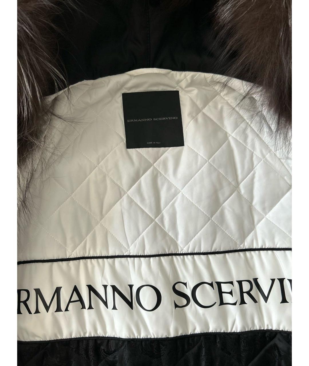 ERMANNO SCERVINO Черная полиэстеровая парка, фото 3