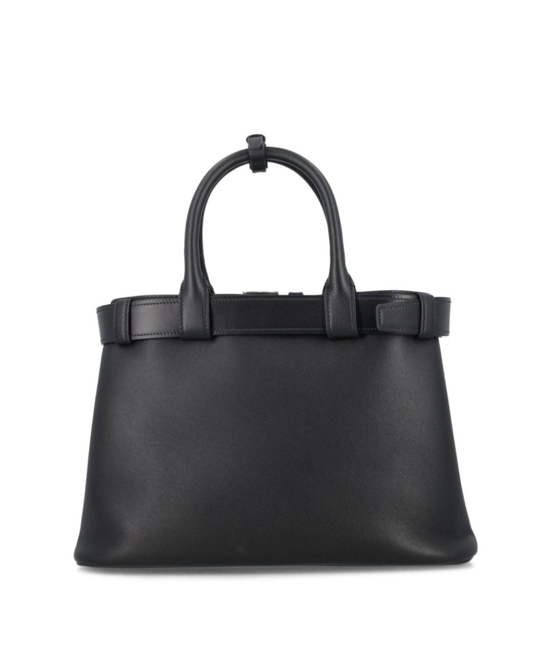 PRADA Черная кожаная сумка тоут, фото 3
