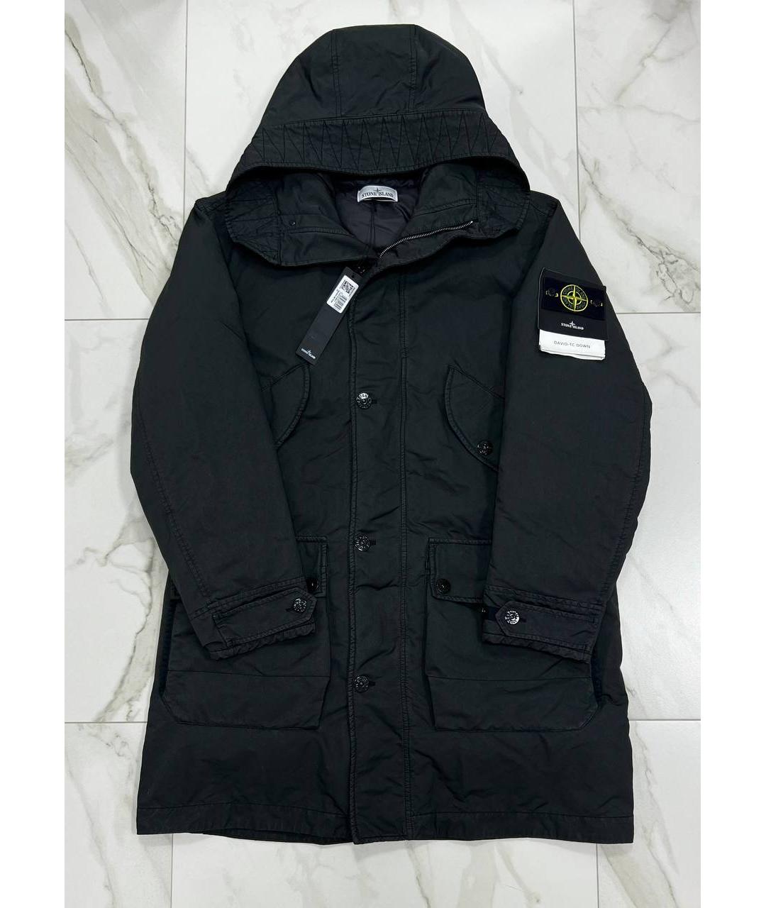STONE ISLAND Черная парка, фото 10