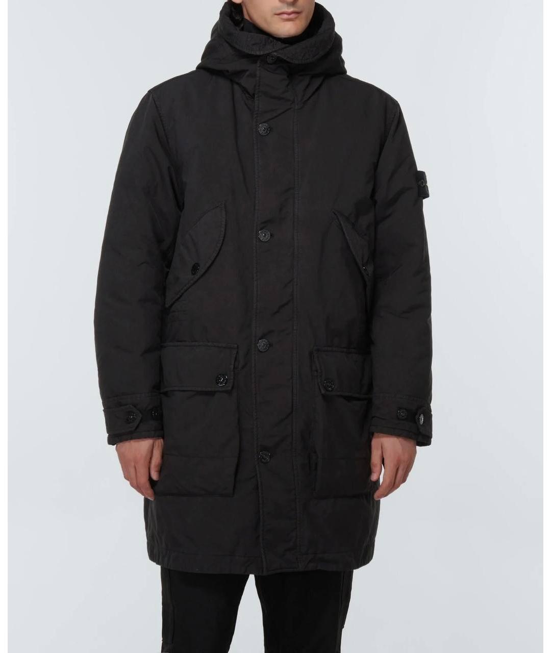 STONE ISLAND Черная парка, фото 8