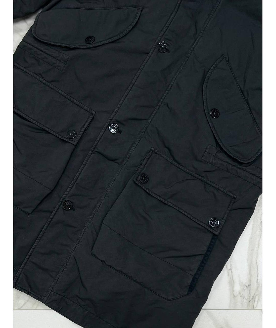 STONE ISLAND Черная парка, фото 3