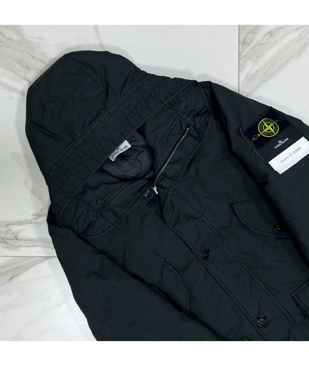 STONE ISLAND Черная парка, фото 2