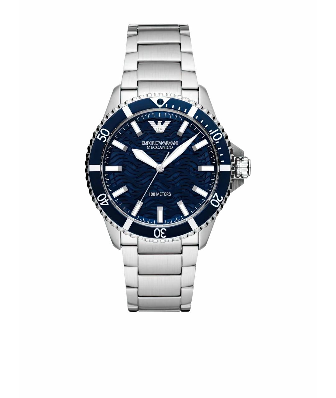 EMPORIO ARMANI Серебряные стальные часы, фото 9