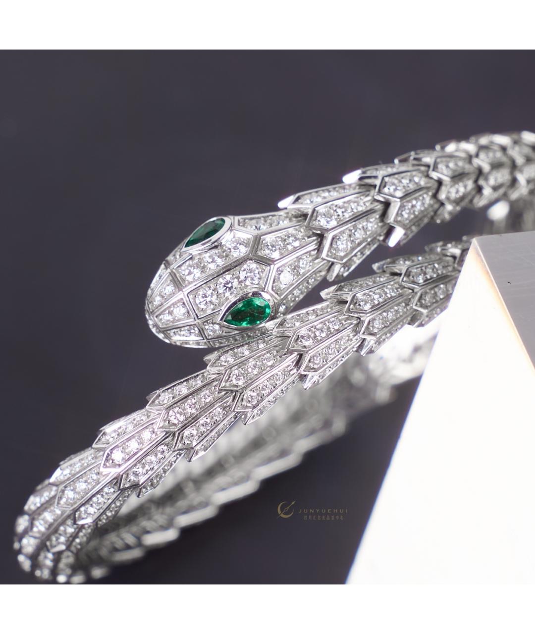 BVLGARI Серебрянный браслет из белого золота, фото 5