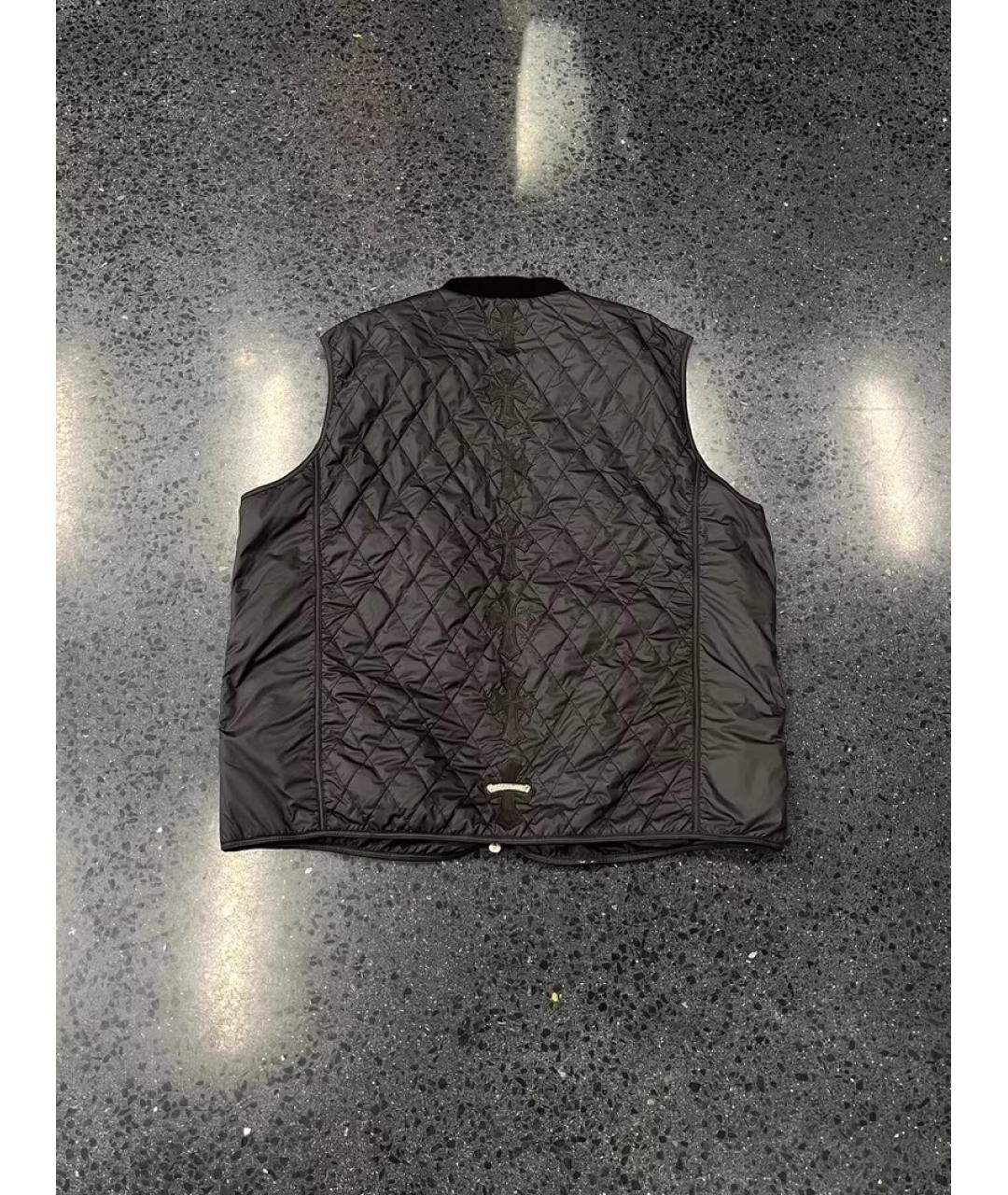 CHROME HEARTS Черный жилет, фото 2