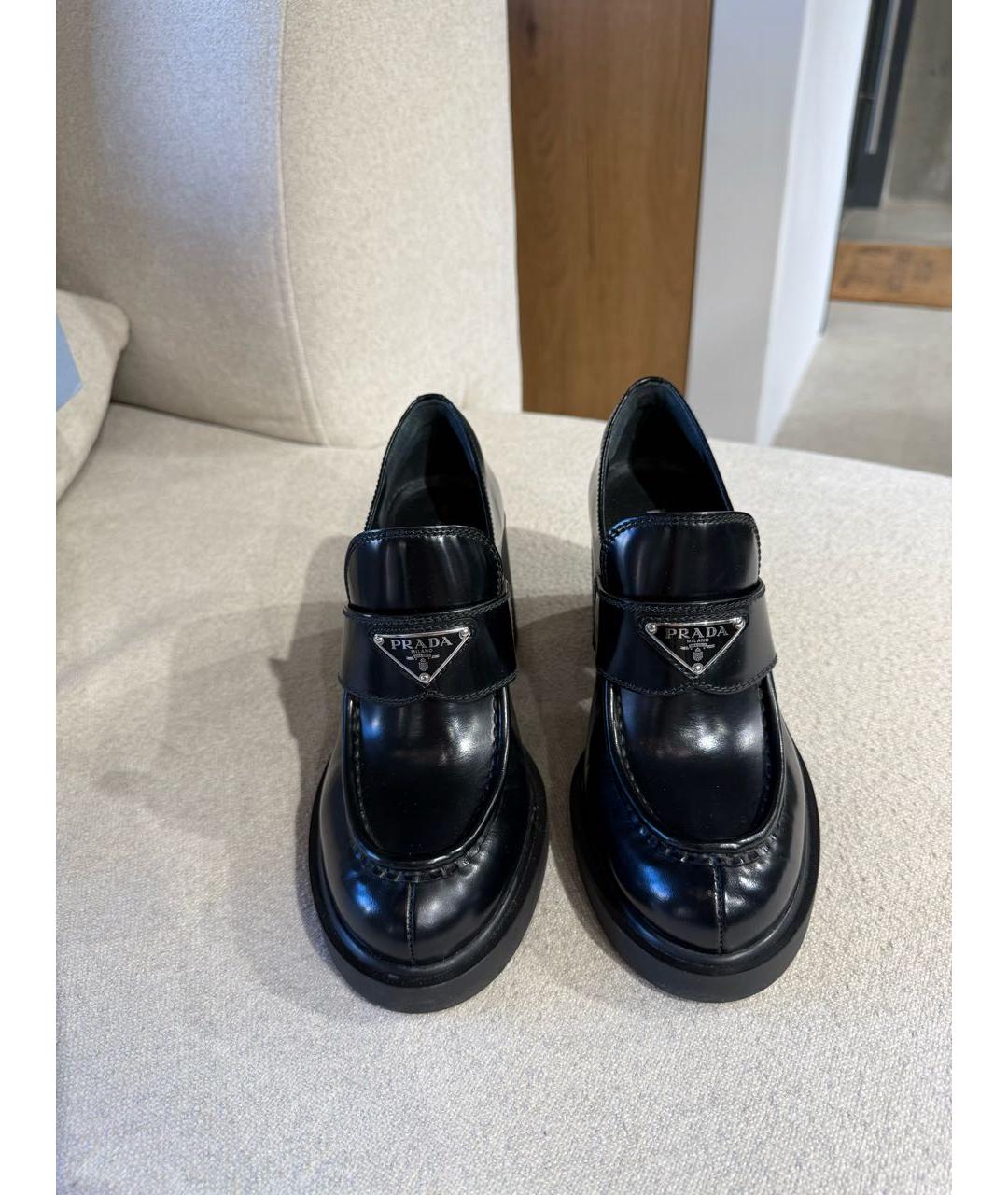 PRADA Черные лоферы, фото 2