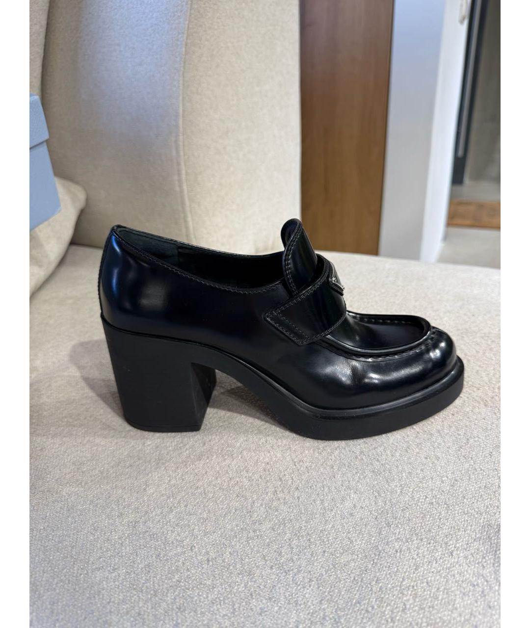 PRADA Черные лоферы, фото 6