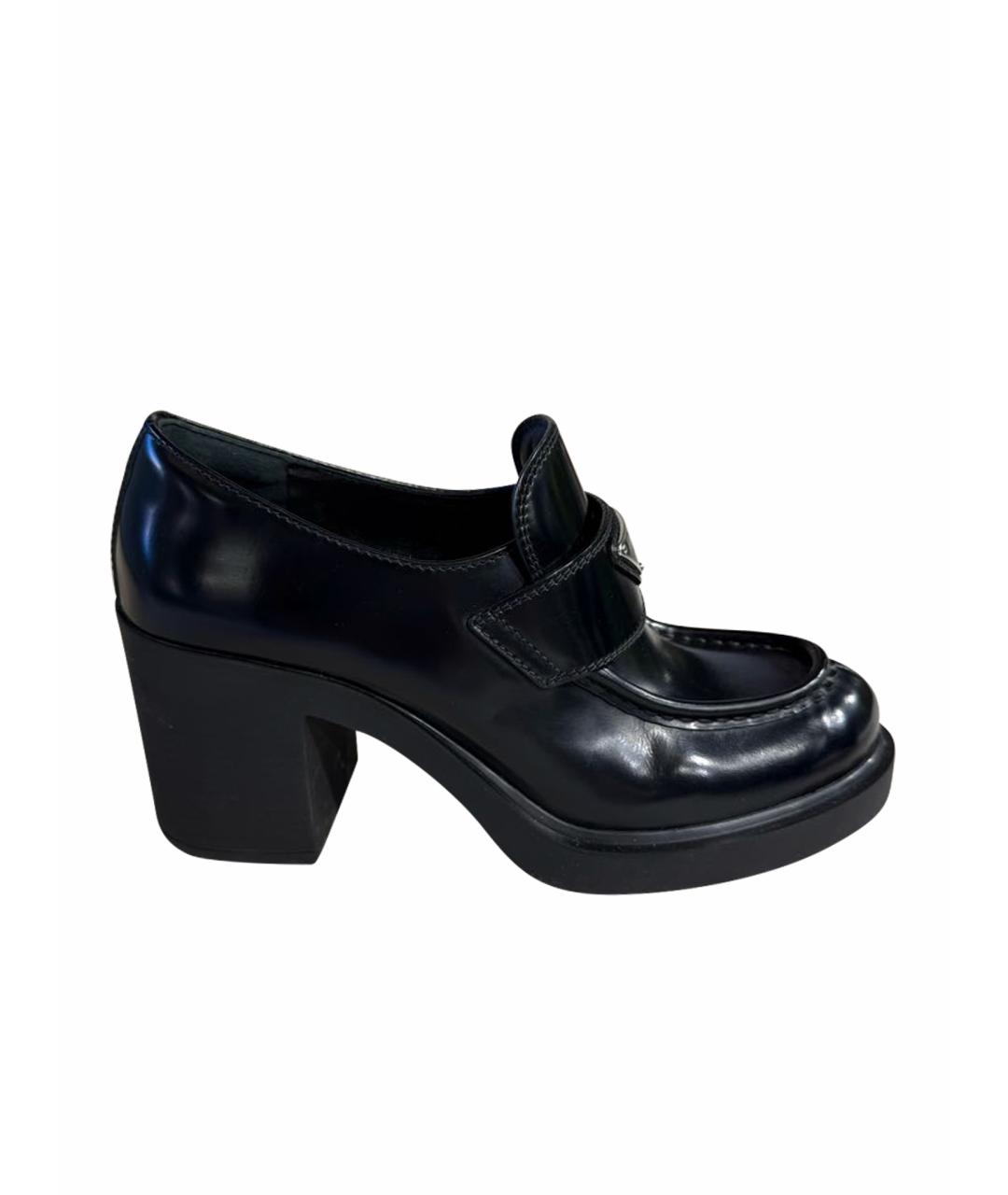 PRADA Черные лоферы, фото 1