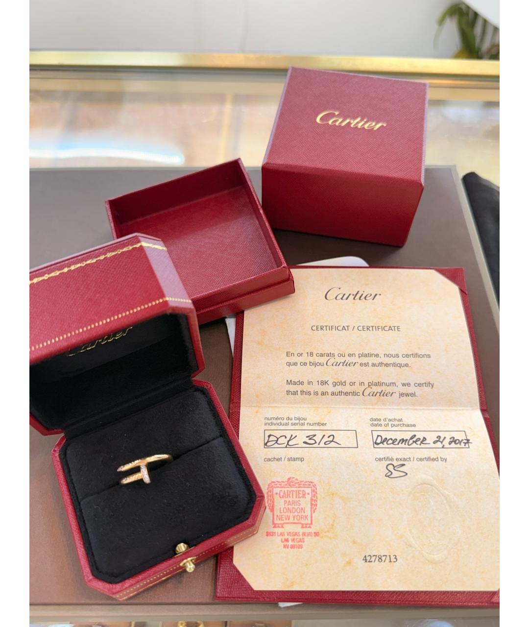 CARTIER Золотое кольцо из розового золота, фото 2