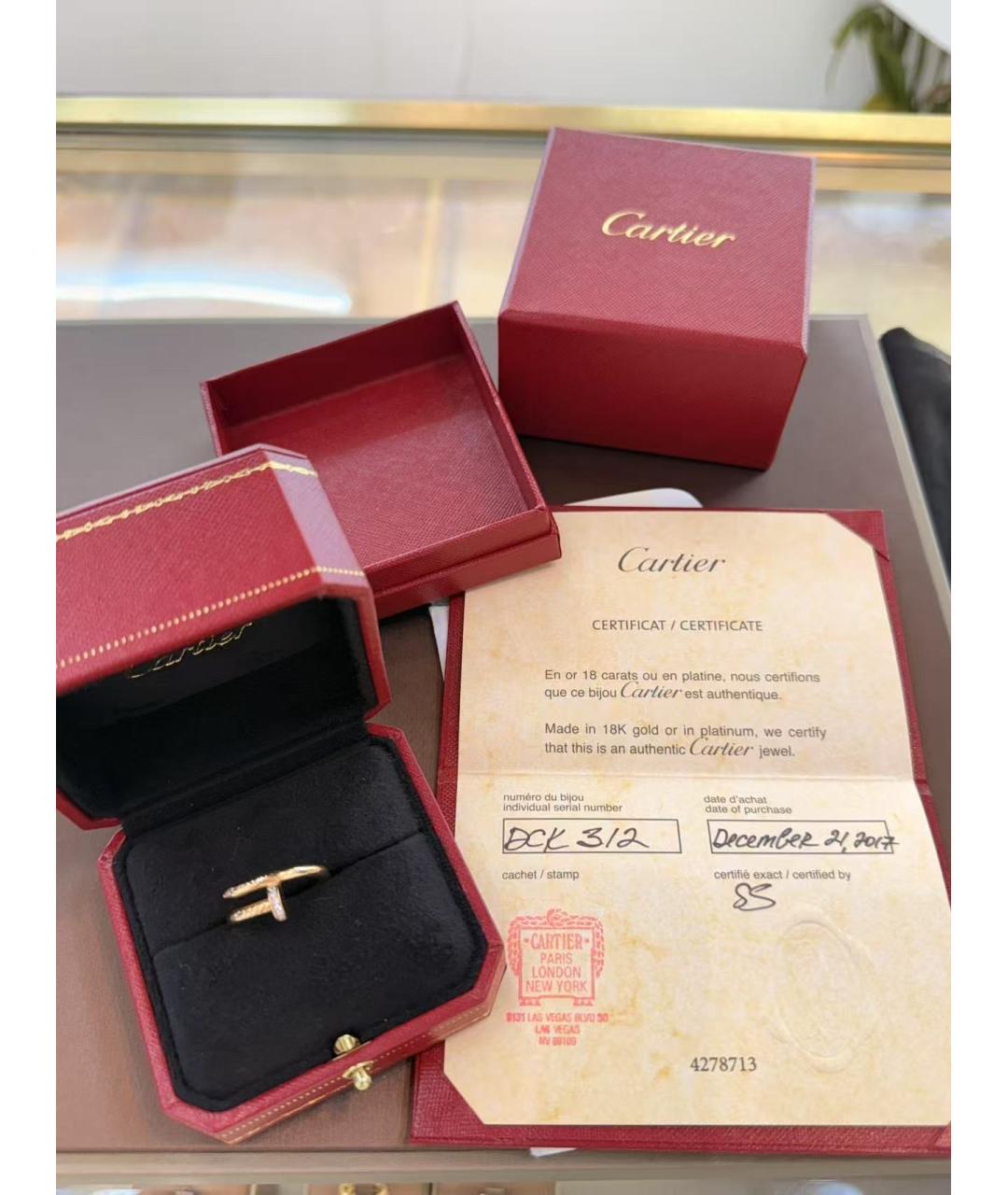 CARTIER Золотое кольцо из розового золота, фото 7